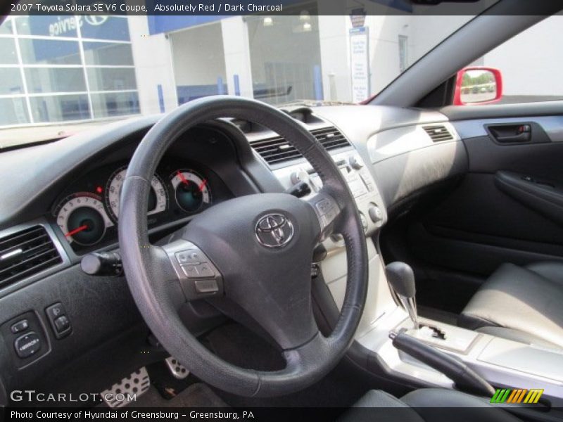 Absolutely Red / Dark Charcoal 2007 Toyota Solara SE V6 Coupe