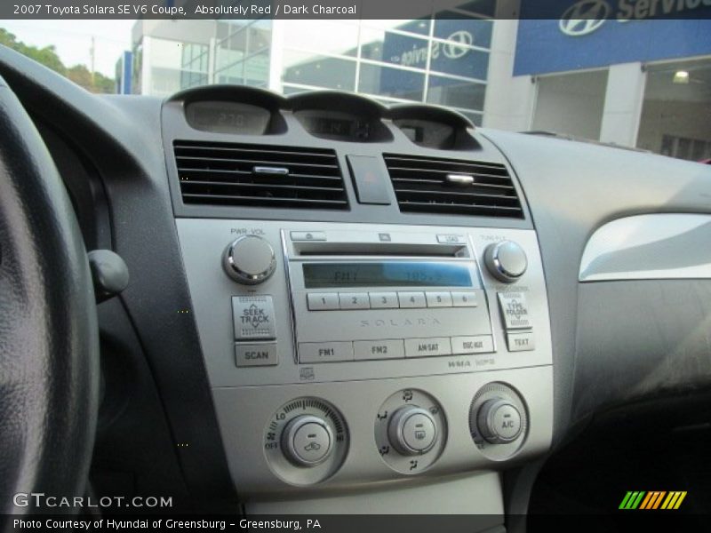 Absolutely Red / Dark Charcoal 2007 Toyota Solara SE V6 Coupe