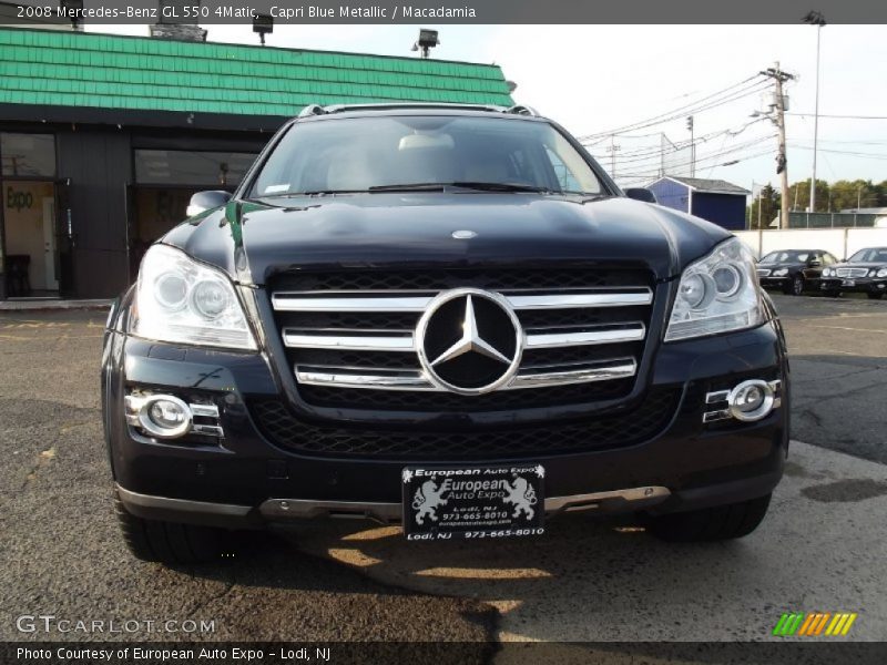 Capri Blue Metallic / Macadamia 2008 Mercedes-Benz GL 550 4Matic