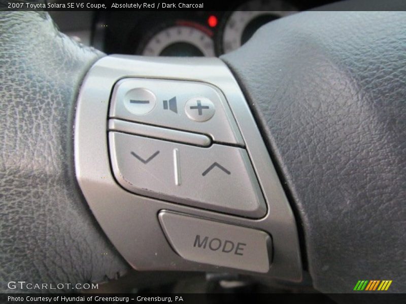 Absolutely Red / Dark Charcoal 2007 Toyota Solara SE V6 Coupe
