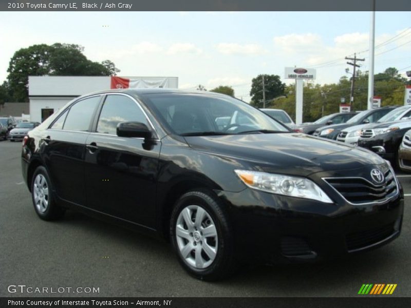 Black / Ash Gray 2010 Toyota Camry LE