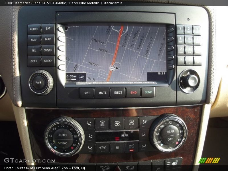 Capri Blue Metallic / Macadamia 2008 Mercedes-Benz GL 550 4Matic