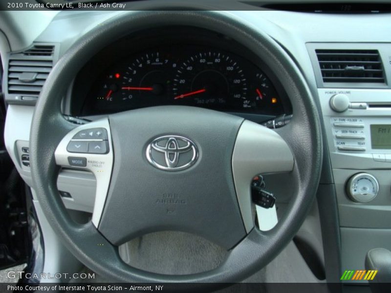 Black / Ash Gray 2010 Toyota Camry LE