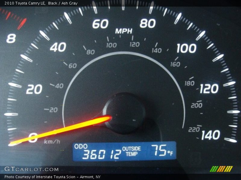 Black / Ash Gray 2010 Toyota Camry LE