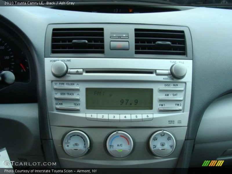 Black / Ash Gray 2010 Toyota Camry LE