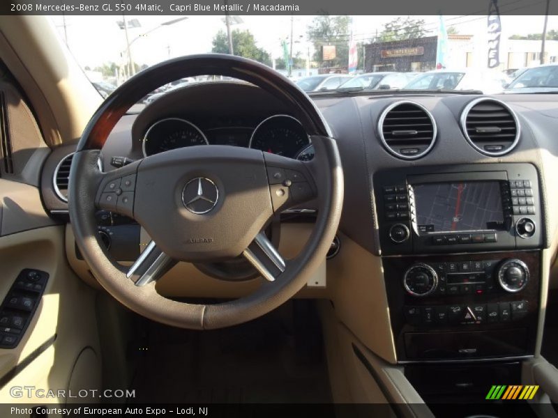 Capri Blue Metallic / Macadamia 2008 Mercedes-Benz GL 550 4Matic
