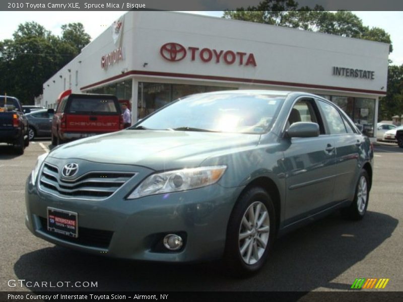 Spruce Mica / Bisque 2010 Toyota Camry XLE