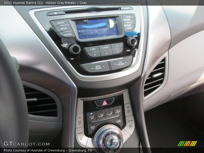 Harbor Gray Metallic / Gray 2013 Hyundai Elantra GLS