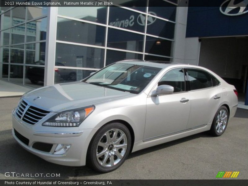 Platinum Metallic / Jet Black 2013 Hyundai Equus Signature