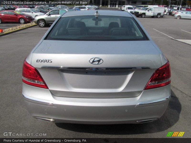 Platinum Metallic / Jet Black 2013 Hyundai Equus Signature