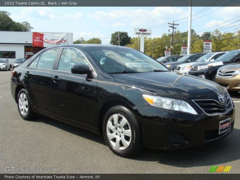 Black / Ash Gray 2010 Toyota Camry LE
