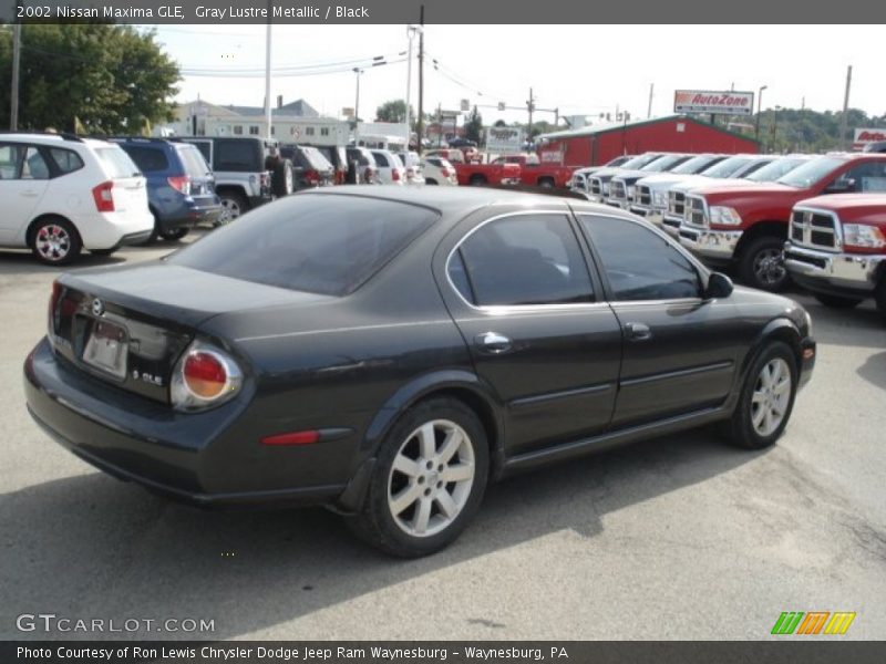 Gray Lustre Metallic / Black 2002 Nissan Maxima GLE