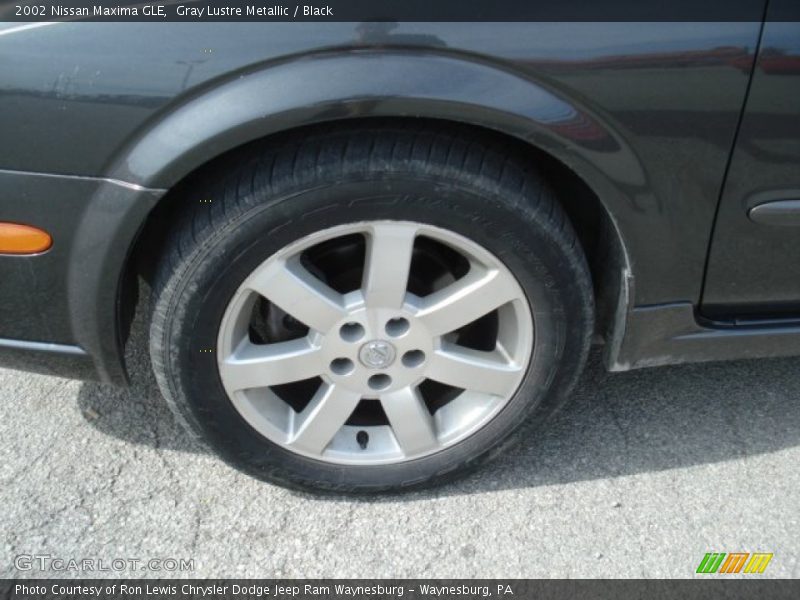 Gray Lustre Metallic / Black 2002 Nissan Maxima GLE