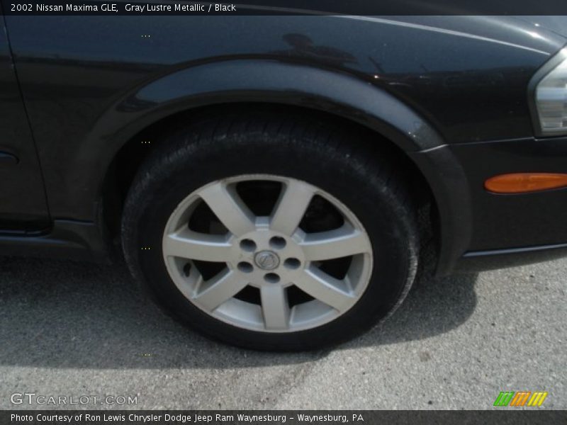 Gray Lustre Metallic / Black 2002 Nissan Maxima GLE