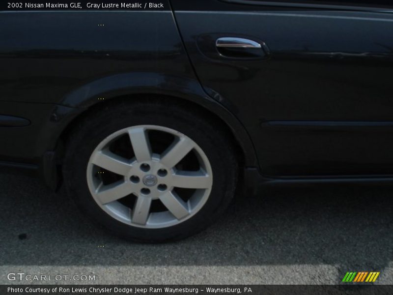 Gray Lustre Metallic / Black 2002 Nissan Maxima GLE