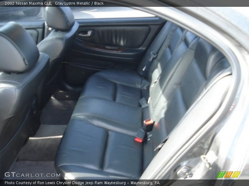 Gray Lustre Metallic / Black 2002 Nissan Maxima GLE
