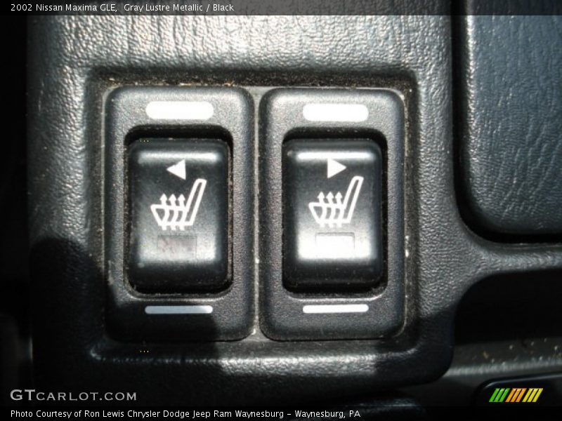 Gray Lustre Metallic / Black 2002 Nissan Maxima GLE