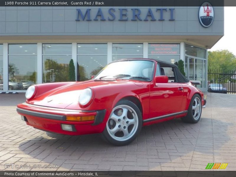  1988 911 Carrera Cabriolet Guards Red