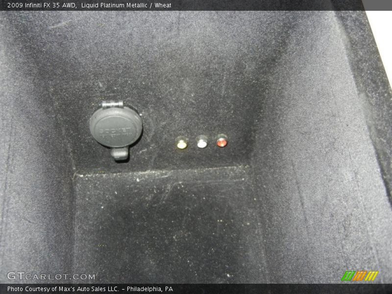 Liquid Platinum Metallic / Wheat 2009 Infiniti FX 35 AWD