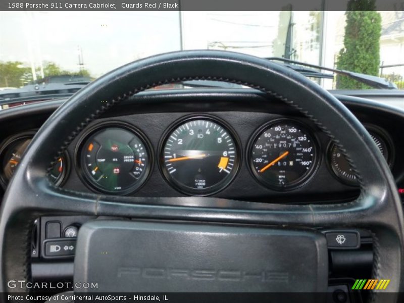  1988 911 Carrera Cabriolet Carrera Cabriolet Gauges