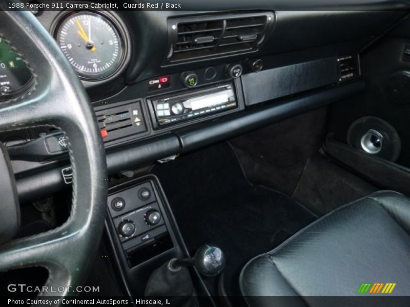 Guards Red / Black 1988 Porsche 911 Carrera Cabriolet