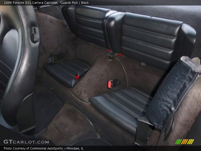  1988 911 Carrera Cabriolet Black Interior
