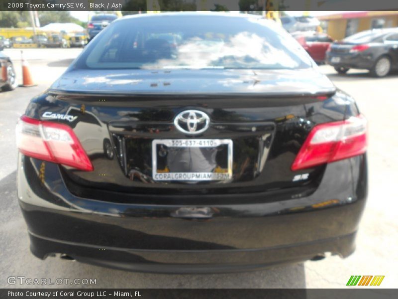 Black / Ash 2008 Toyota Camry SE V6