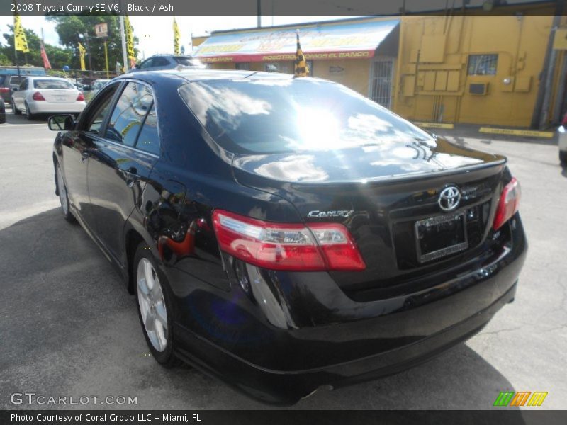 Black / Ash 2008 Toyota Camry SE V6