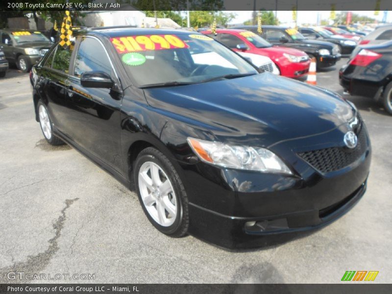 Black / Ash 2008 Toyota Camry SE V6