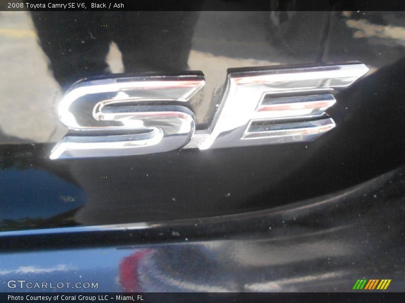 Black / Ash 2008 Toyota Camry SE V6