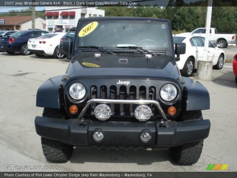 Black / Dark Slate Gray/Medium Slate Gray 2007 Jeep Wrangler Sahara 4x4