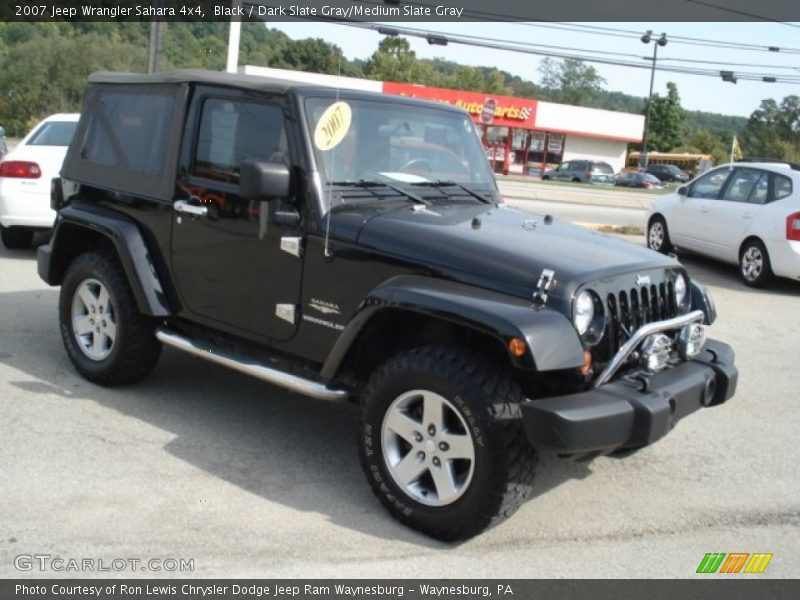 Black / Dark Slate Gray/Medium Slate Gray 2007 Jeep Wrangler Sahara 4x4