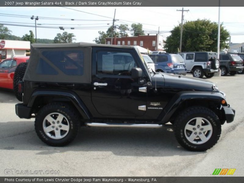 Black / Dark Slate Gray/Medium Slate Gray 2007 Jeep Wrangler Sahara 4x4