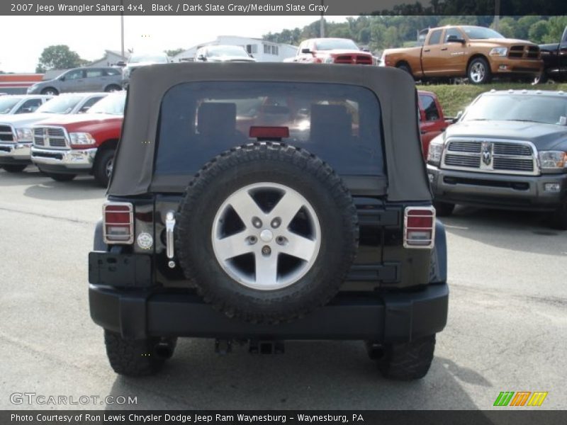Black / Dark Slate Gray/Medium Slate Gray 2007 Jeep Wrangler Sahara 4x4