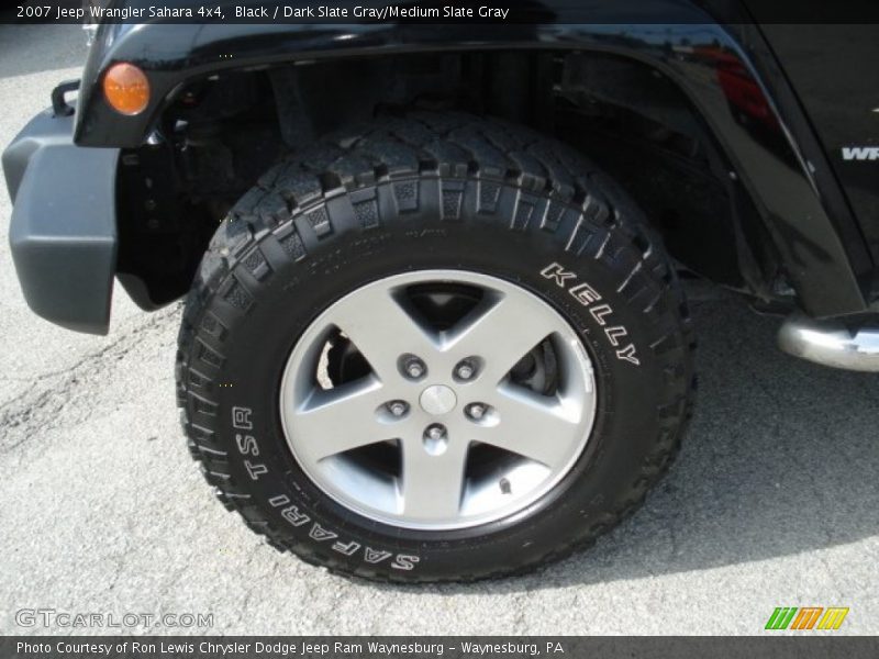 Black / Dark Slate Gray/Medium Slate Gray 2007 Jeep Wrangler Sahara 4x4