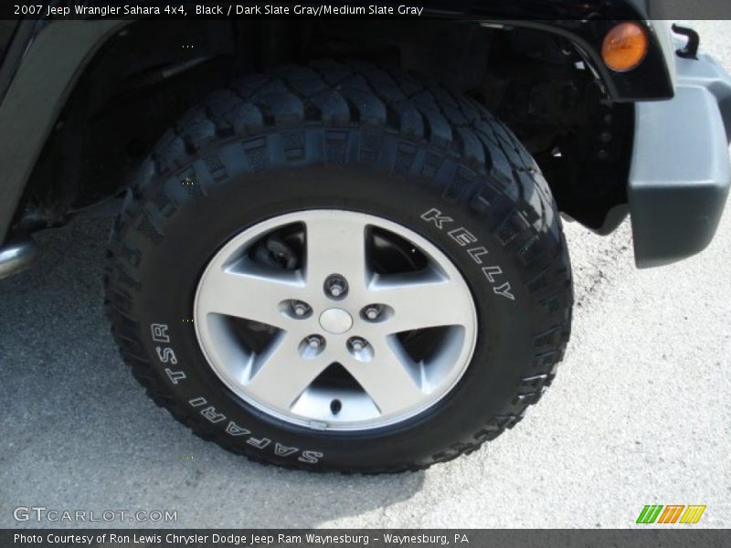Black / Dark Slate Gray/Medium Slate Gray 2007 Jeep Wrangler Sahara 4x4