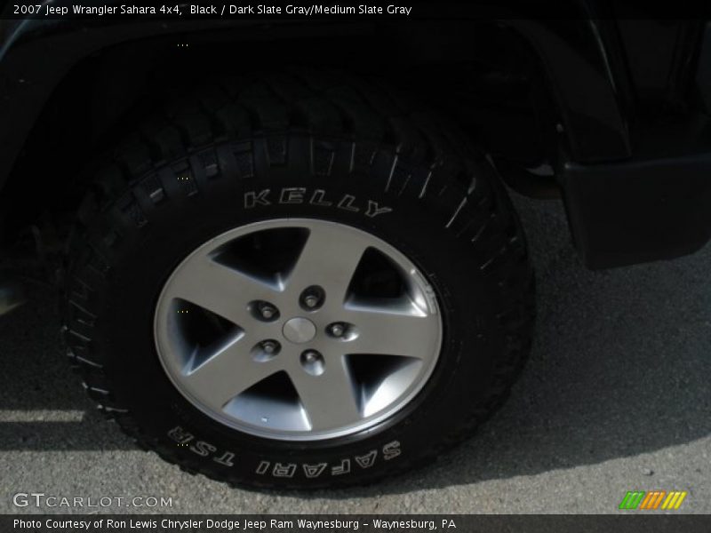 Black / Dark Slate Gray/Medium Slate Gray 2007 Jeep Wrangler Sahara 4x4