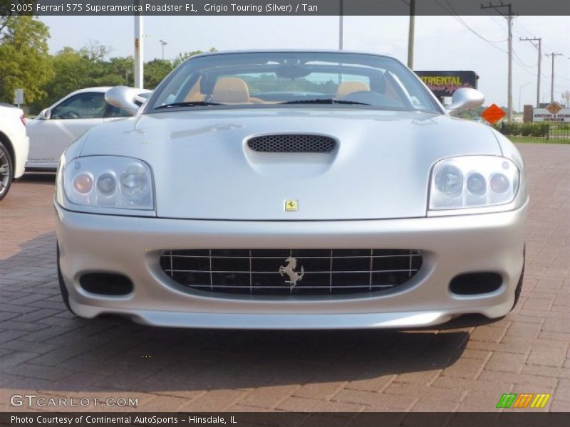 Grigio Touring (Silver) / Tan 2005 Ferrari 575 Superamerica Roadster F1