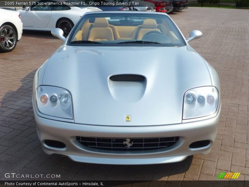Grigio Touring (Silver) / Tan 2005 Ferrari 575 Superamerica Roadster F1