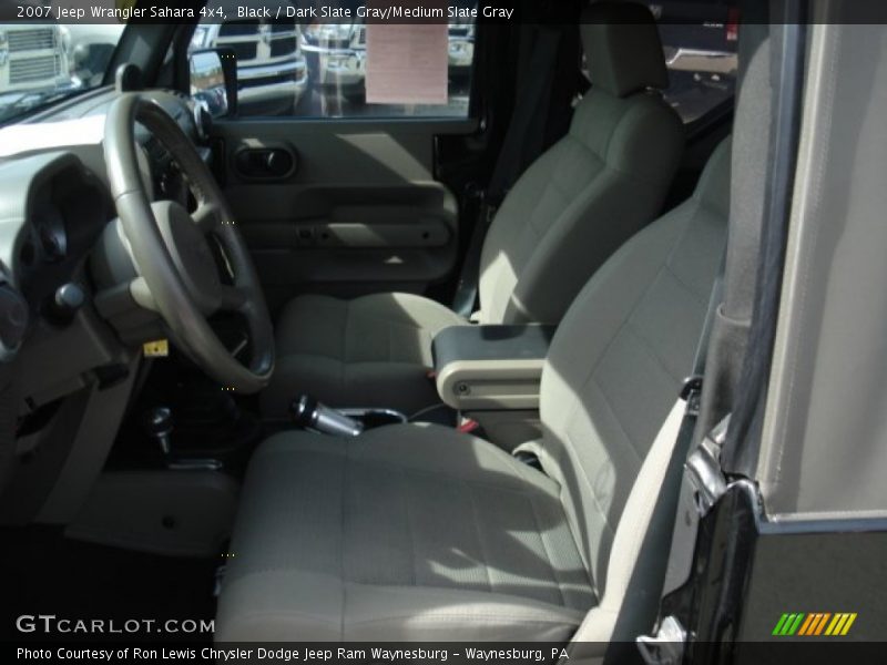 Black / Dark Slate Gray/Medium Slate Gray 2007 Jeep Wrangler Sahara 4x4