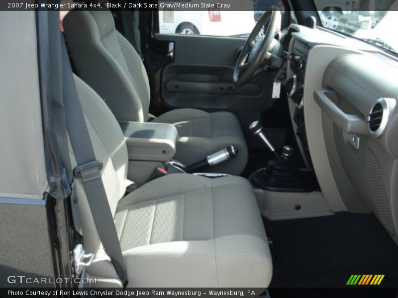 Black / Dark Slate Gray/Medium Slate Gray 2007 Jeep Wrangler Sahara 4x4