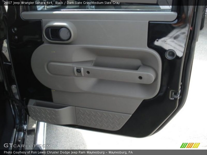 Black / Dark Slate Gray/Medium Slate Gray 2007 Jeep Wrangler Sahara 4x4