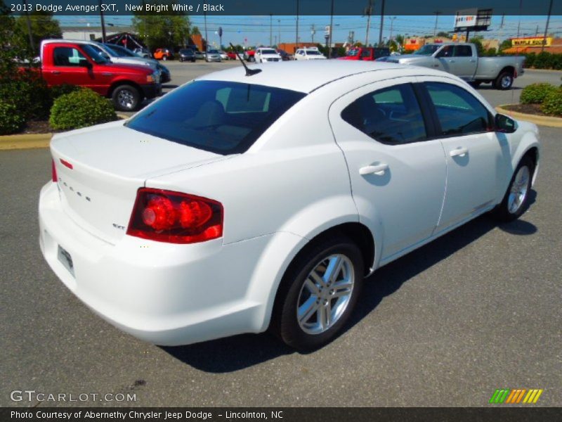 New Bright White / Black 2013 Dodge Avenger SXT