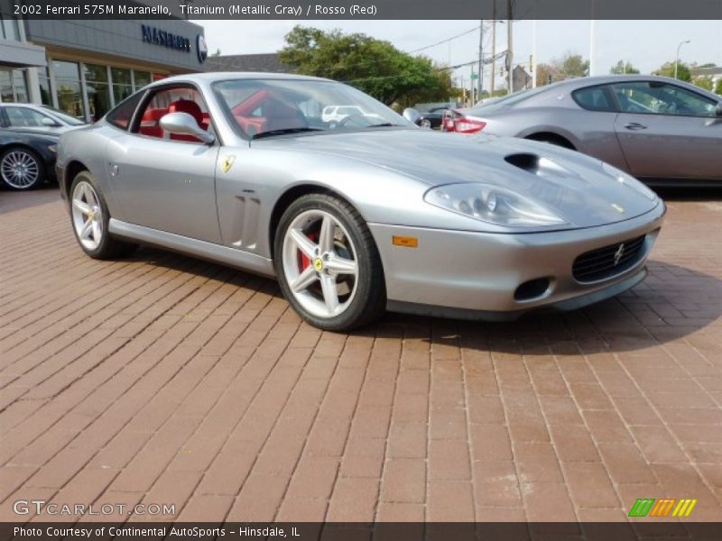 Titanium (Metallic Gray) / Rosso (Red) 2002 Ferrari 575M Maranello