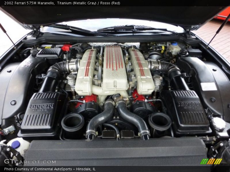  2002 575M Maranello  Engine - 5.7 Liter DOHC 48-Valve V12