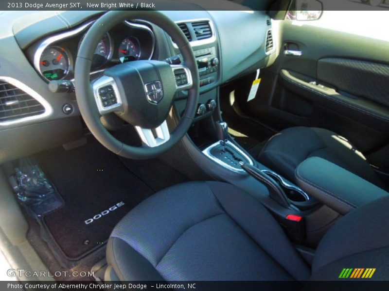 New Bright White / Black 2013 Dodge Avenger SXT