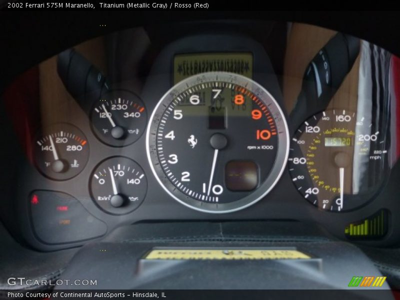  2002 575M Maranello   Gauges