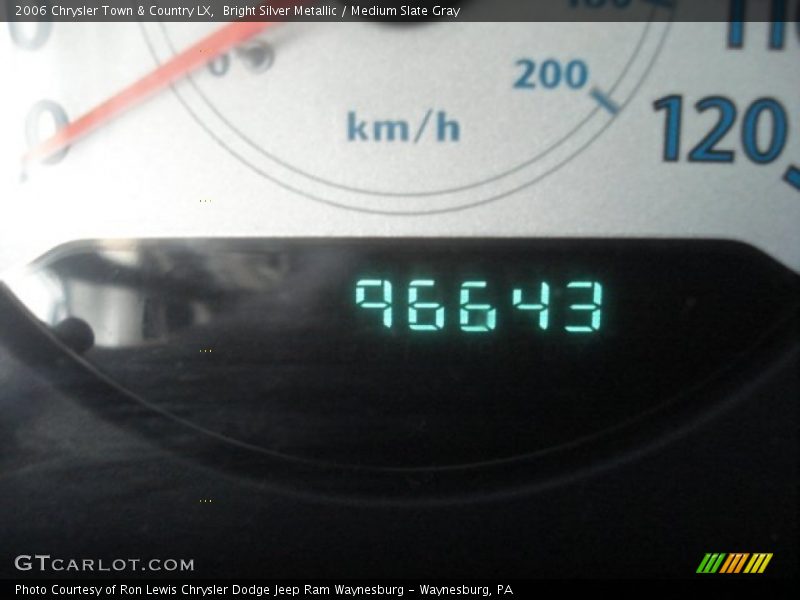 Bright Silver Metallic / Medium Slate Gray 2006 Chrysler Town & Country LX