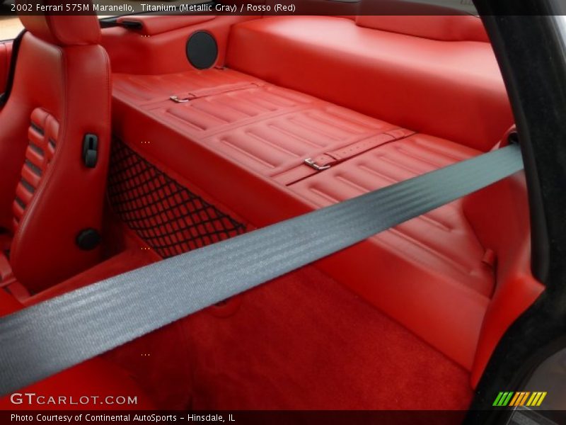 Titanium (Metallic Gray) / Rosso (Red) 2002 Ferrari 575M Maranello