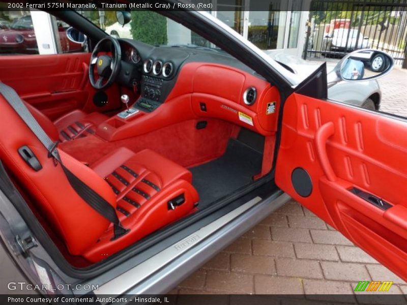 2002 575M Maranello  Rosso (Red) Interior